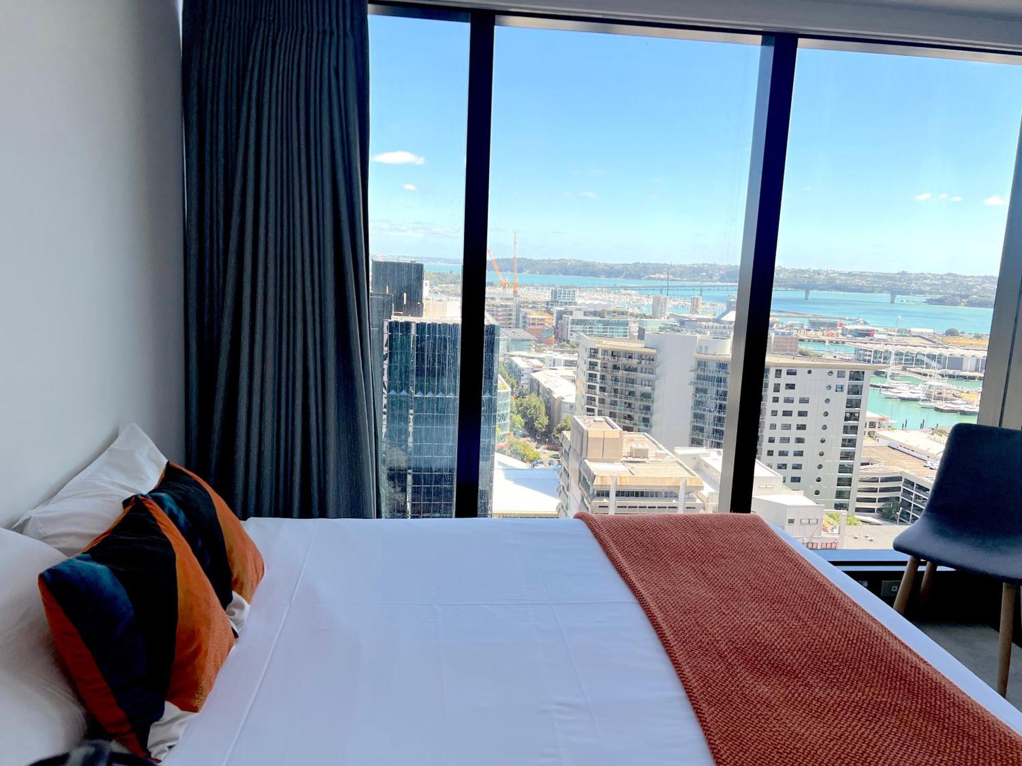 אוקלנד Magnificent Harbour View Skytower View Apartment In Cbd מראה חיצוני תמונה