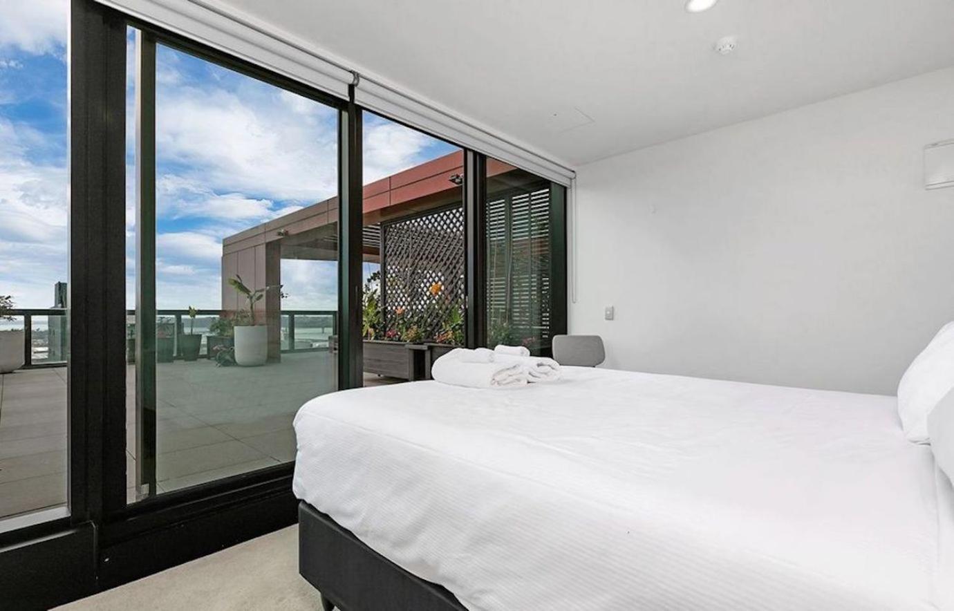 אוקלנד Magnificent Harbour View Skytower View Apartment In Cbd מראה חיצוני תמונה