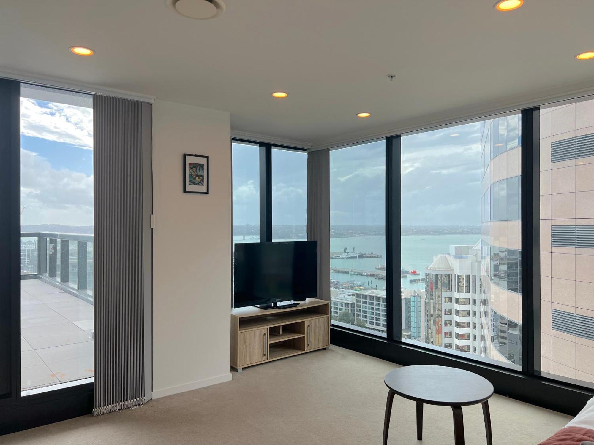אוקלנד Magnificent Harbour View Skytower View Apartment In Cbd מראה חיצוני תמונה