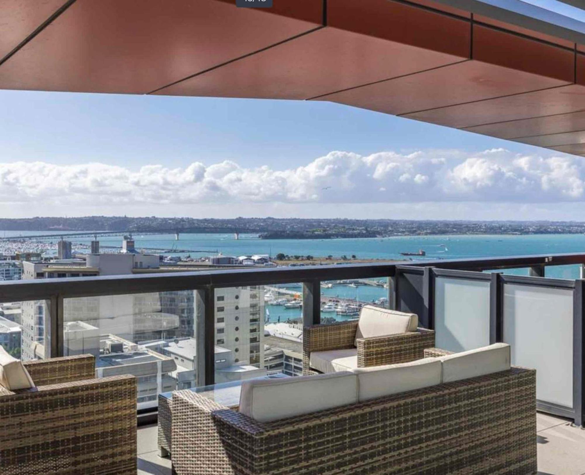 אוקלנד Magnificent Harbour View Skytower View Apartment In Cbd מראה חיצוני תמונה